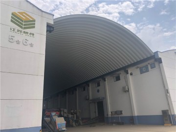 江蘇淮安直屬庫拱形屋頂罩棚工程